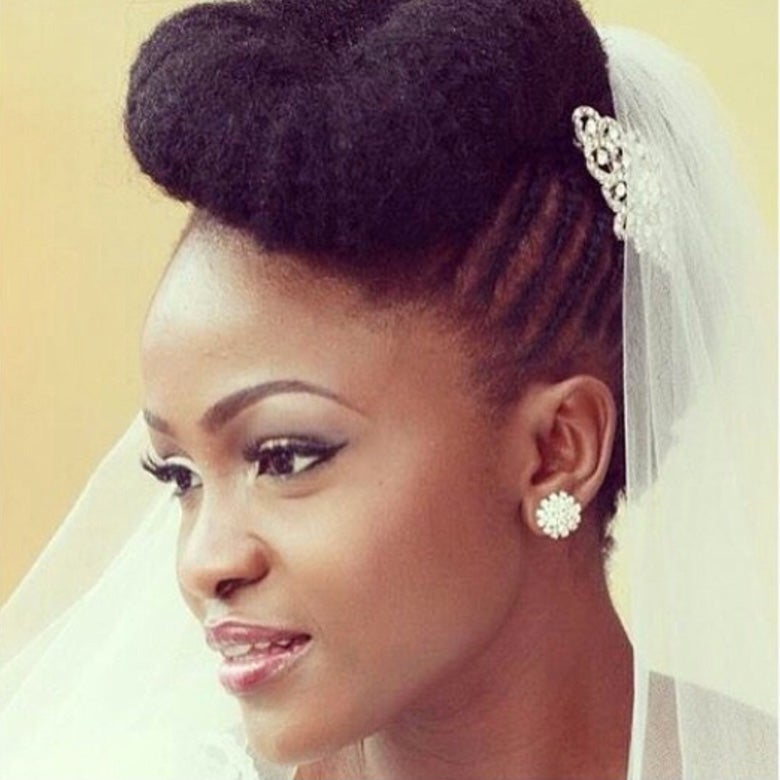 19 Blushing Brides Serving The Ultimate Natural Hair Inspo 

